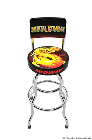 Arcade1UP High Back Adjustable Swivel Stool - Midway Legacy Orin