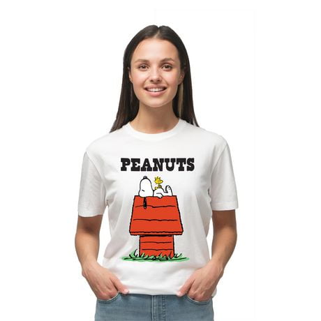 Peanuts Ladies House Short Sleeve T-Shirt 