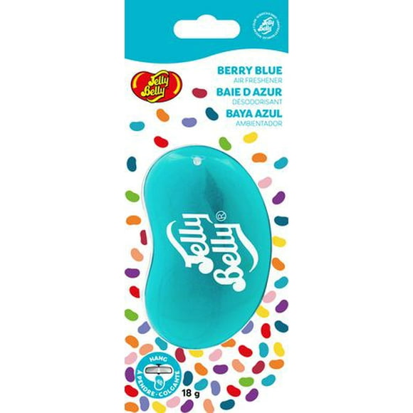 Jelly Belly 3D Hanging Jewel Air Freshener - Berry Blue