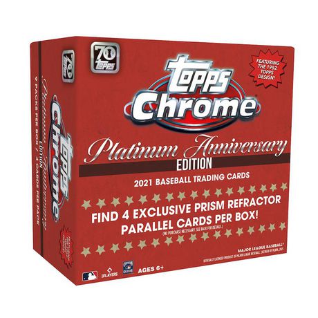 2021 Topps Chrome Platinum Anniversary Baseball Mega Box