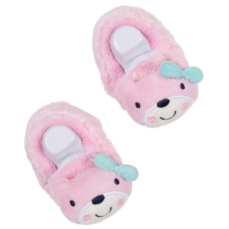 Gerber 1 Pair Velboa Booties - Girl | Walmart Canada