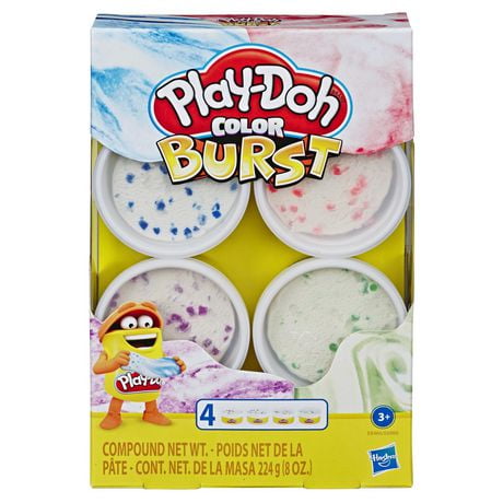 Play-Doh Color Burst Pastel Pack of 4 