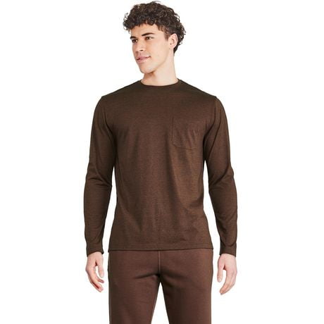 George Men's Long Sleeve Pocket Tee