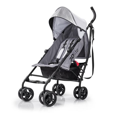Summer Infant 3Dlite Umbrella Stroller, Solid Print Gray