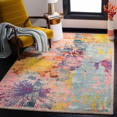 Safavieh Madison Anabelle Abstract Watercolor Area Rug | Walmart Canada