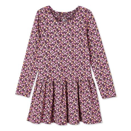 George Girls' Drop Waist Dress, Sizes XS-XL