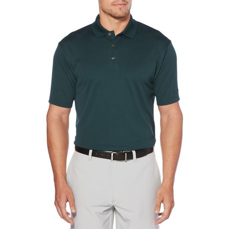 Ben Hogan Men's Golf Performance Solid Textured Polo T-Shirt | Walmart ...