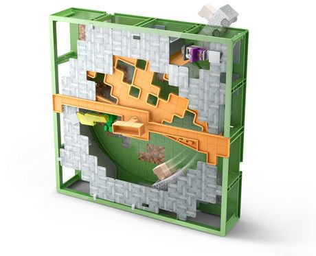 Hot Wheels Minecraft Track Blocks Plains Coaster  Walmart 