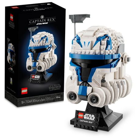 LEGO Star Wars Le casque du Capitaine Rex 75349 Ensemble de construction (854 pièces) Comprend 854 pièces, 18+ ans