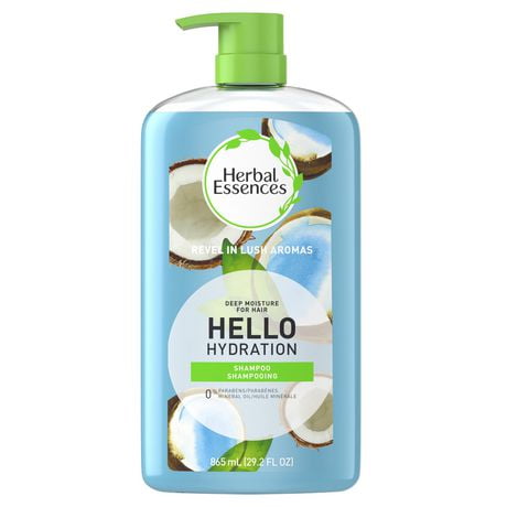Herbal Essences Hello Hydration Shampoo and Body Wash Deep Moisture for Hair, 865 mL