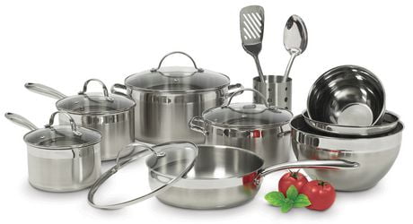 Starfrit® Maestro stainless steel 16 piece cookware set | Walmart.ca