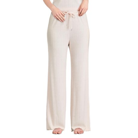 Women's Fleece Wide Leg Lounge Pajama Pants - Colsie™ White L