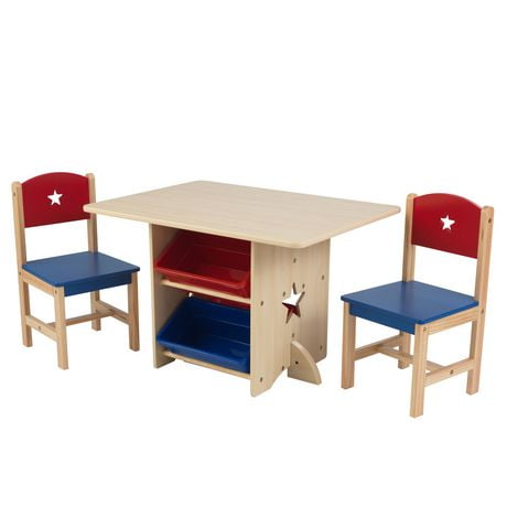 kidkraft table and 2 chairs