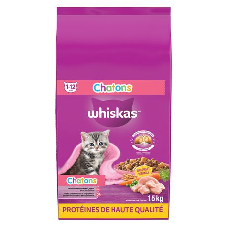 Nourriture Whiskas 1 5 Kg Pour Chatons Walmart Canada