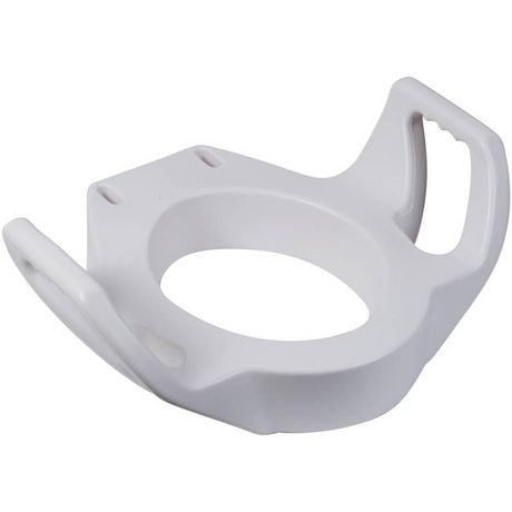 DMI Toilet Seat with Arms for Handicap and Seniors, Raised Toilet Seat