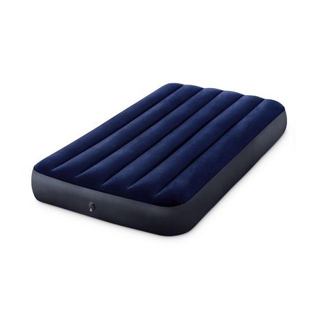 Intex Air Mattress Twin Airbed Dura Beam Outdoor Classic Downy 10in Height Blue for sale online 