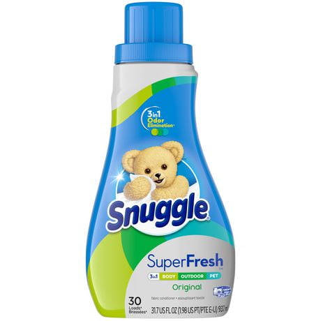 Snuggle PLUS SuperFresh Liquid Fabric Softener, Original, 937mL ...