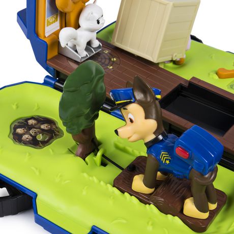 paw patrol chase's ride rescue transforming playset