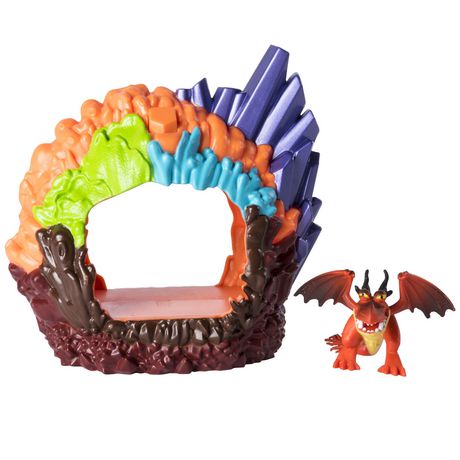 Dreamworks Dragons Coffret Monde Cache Repaire De Dragon Avec Figurine Crochefer A Collectionner Pour Les Enfants A Partir De 4 Ans Walmart Canada