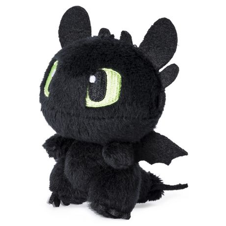 DreamWorks Dragons, Baby Toothless 3-inch Plush, Cute Collectible Plush ...