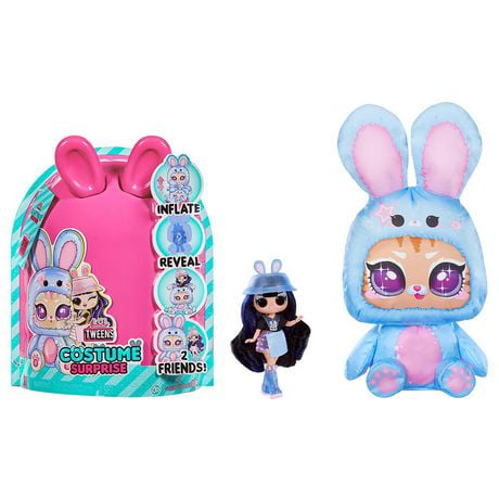 L.O.L. Surprise Tweens Costume Surprise™ Aya Cherry Fashion Doll with Inflatable Bunny Costume, 2 FRIENDS TO PLAY WITH