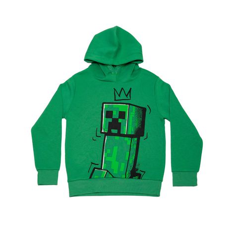 Minecraft Boys King Creeper Long Sleeve Hoodie | Walmart Canada
