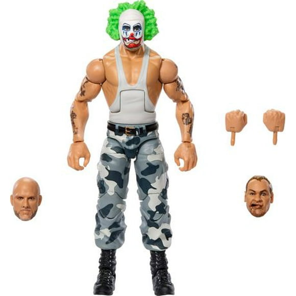 WWE Elite Collection Premium Live Event Bushwhacker Luke Action Figure & Accessories, Build-A-Figure