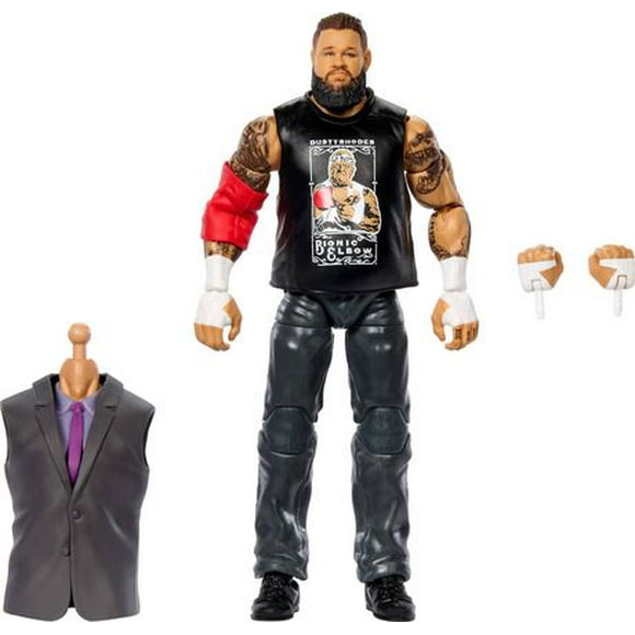 WWE Elite Collection Premium Live Event Kevin Owens Action Figure & Accessories, Build-A-Figure Pieces