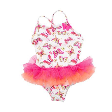 George baby Girls' One-Piece Tutu Swimsuit | Walmart Canada