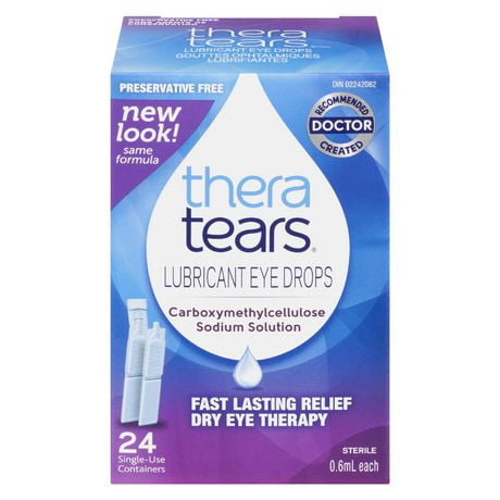 Theratears® Lubricant Eye Drops, 24 Preservative-free Single-use 