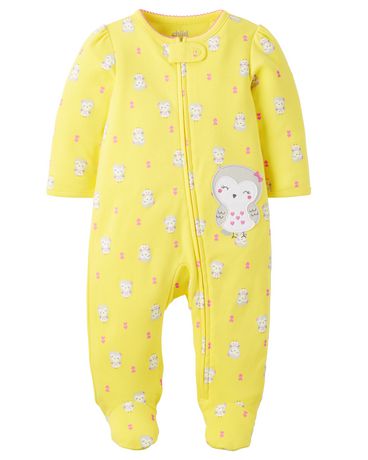 Child of Mine made by Carter's Baby Girls' Sleep N Play Owl Printed ...