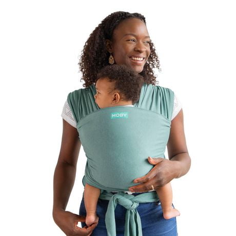 Moby Wrap Porte-bébé Element - Porte-bébé pour nouveau-nés et nourrissons - Réglable pour tous les types de corps - Hydro