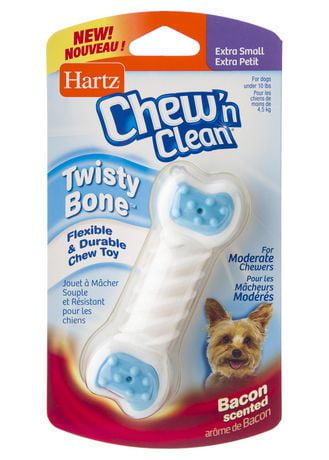 UPC 032700156862 product image for Hartz Chew N' Clean Twisty Bone Extra Small Dog Toy White 1 | upcitemdb.com