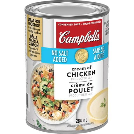 Campbell's No Salt Added Cream of Chicken Condensed Soup | Walmart Canada