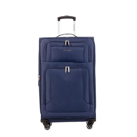 JetStream 28-inch Softside Spinner Upright Checked Luggage, Size 17.75 x  10 x 28 + 2.5 