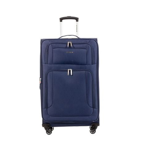 JetStream 28-inch Softside Spinner Upright Checked Luggage, Size 17.75" x 10" x 28" + 2.5"