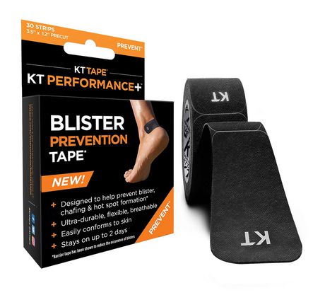 Blister Prevention Tape Black, Helps prevent blisters and chafing