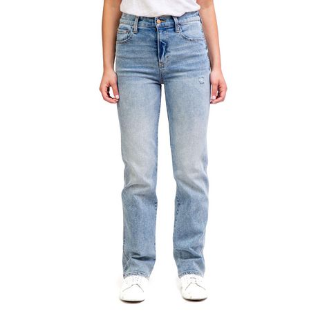 Jordache Women's High Rise Straight Jean | Walmart Canada