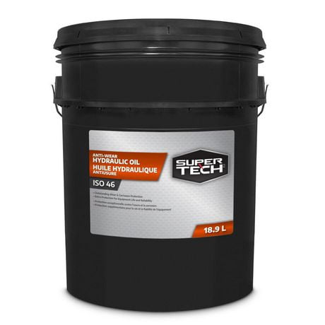 SuperTech Anti-Wear Hydraulic Oil ISO 46 18.9L Pail, Protection against wear and corrosion