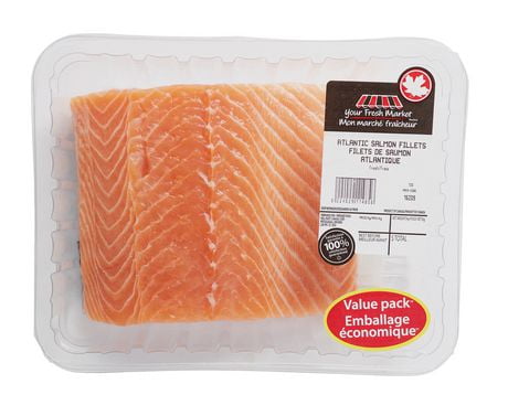 Your Fresh Market Atlantic Salmon Fillets | Walmart.ca