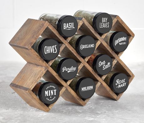 Farberware 10 Jar Wood Rack | Walmart Canada