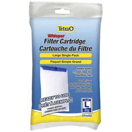 Tetra Whisper Large Filter Cartridge for Aquarium Filters, Single Pack ...