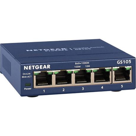 Interrupteur de bureau Gigabit Netgear ProSafe à 5 ports