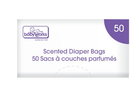 Baby Works™ Disposable Scented Diaper Bags 50pk | Walmart Canada