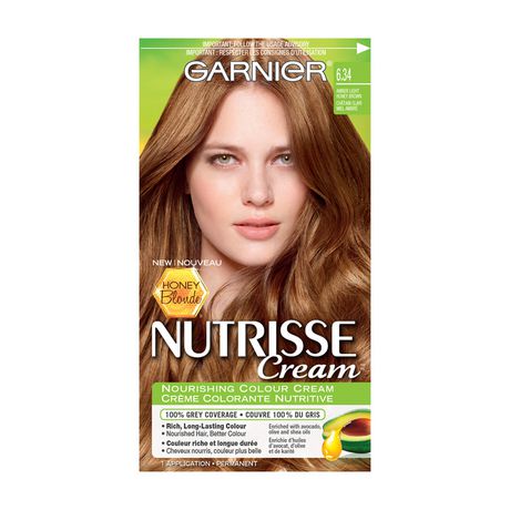 Garnier Nutrisse Cream Honey Blonde 6.34 Light Honey Brown | Walmart Canada