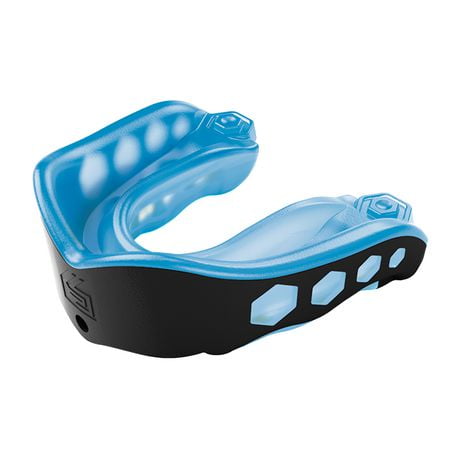 Shock Doctor Gel Max Convertible Mouthguard, Adult Blue/Black