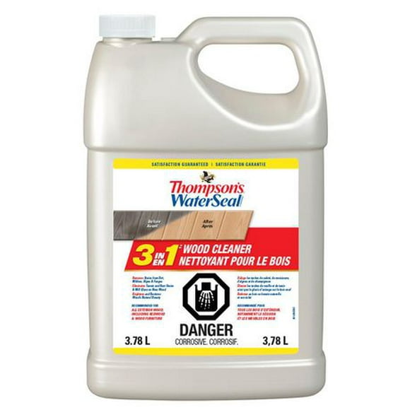 Thompson's WaterSeal 3 in 1 Wood Cleaner, 3.78 L
