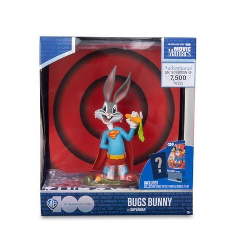 WB 100 Bugs Bunny as Superman™ (Movie Maniacs) McFarlane Toys | Walmart ...