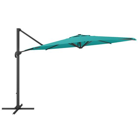 Corliving Ppu 560 U 11 Ft Deluxe Offset Patio Umbrella In