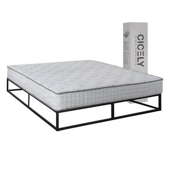 Cicely 9'' King Gel Foam Mattress with Pocket Coil